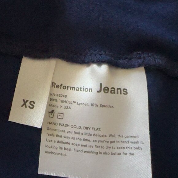 Reformation Mary Dress in Blue - Picture 5 of 6